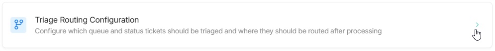 AI Ticket Triage Routing Configuration