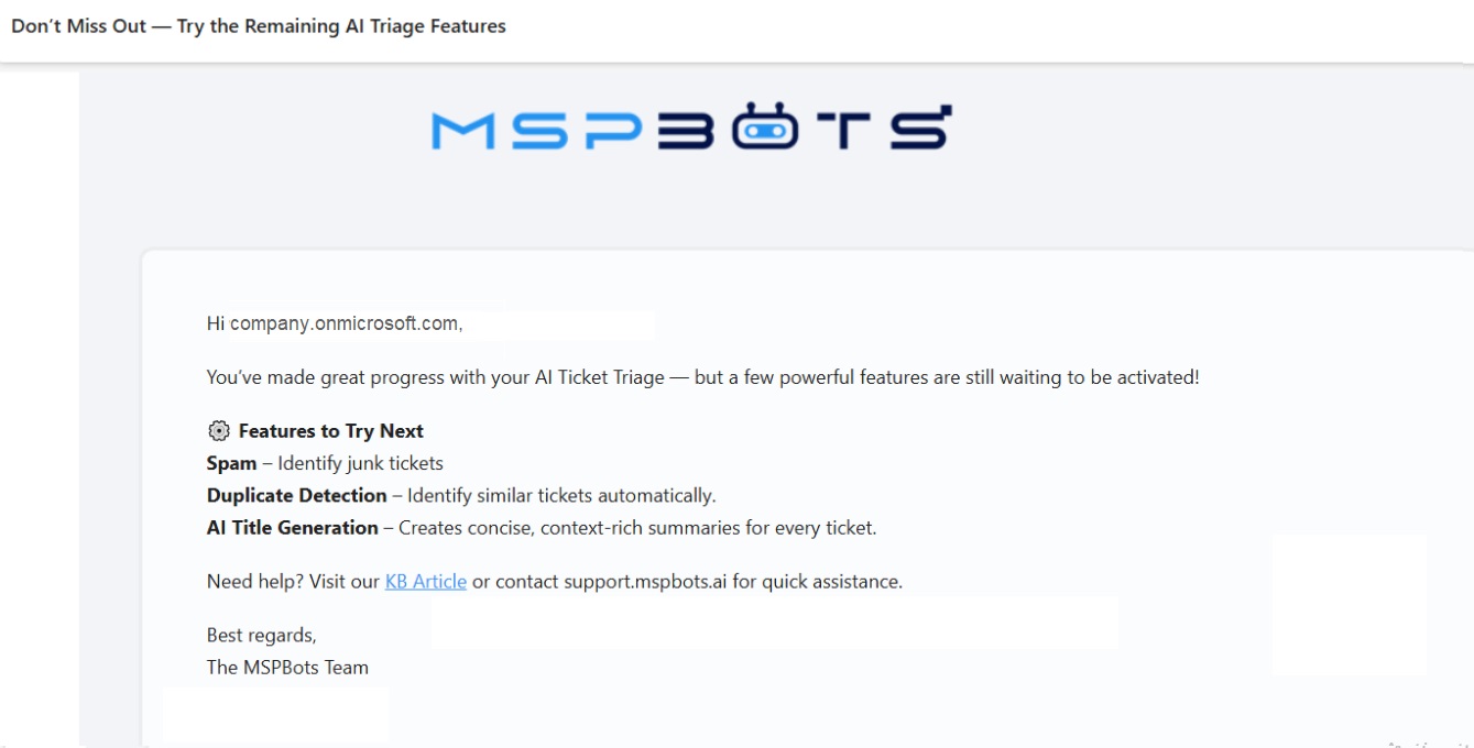 Ai Trial Notification