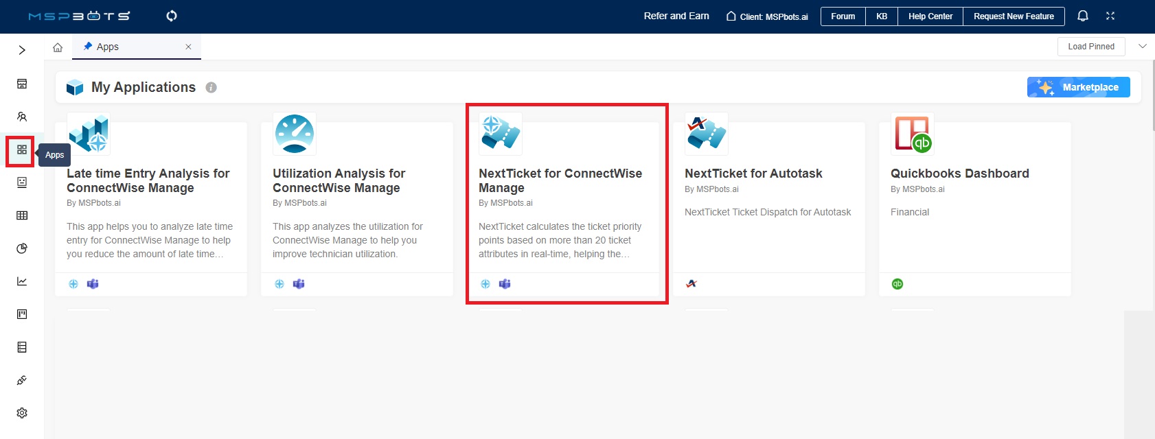 NextTicket Manager for ConnectWise