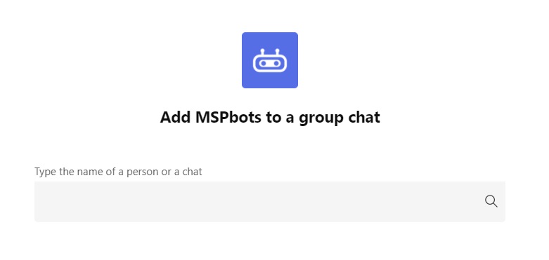 add MSPbots chat