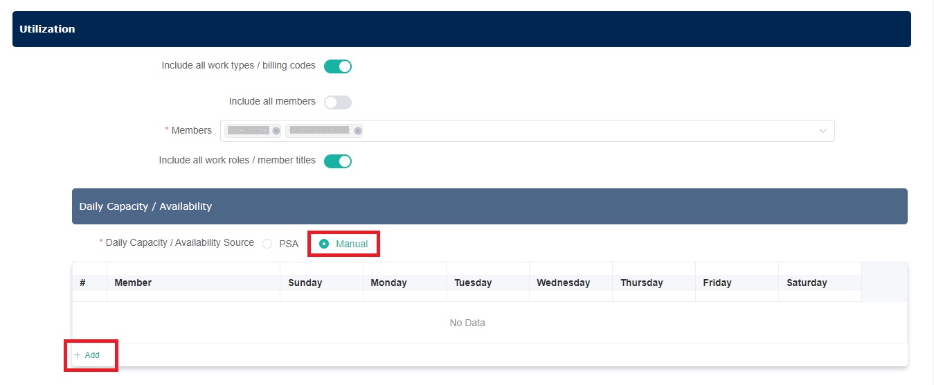 add members manually