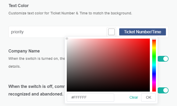 change text color of status card
