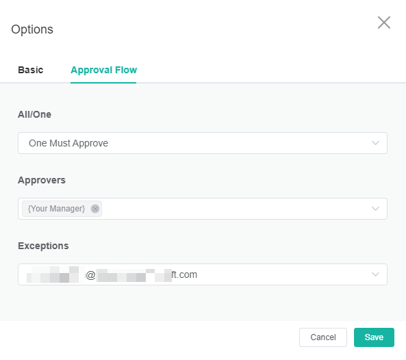 Attendance approval flow