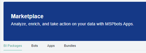 MSPbots Marketplace