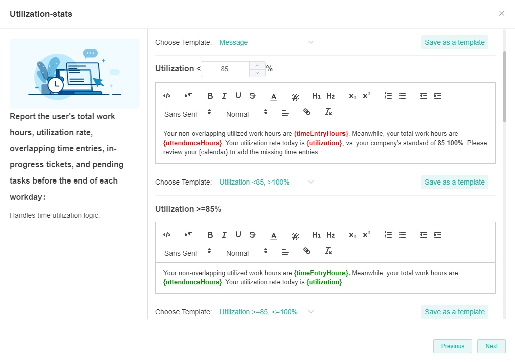 image utilization-stats settings