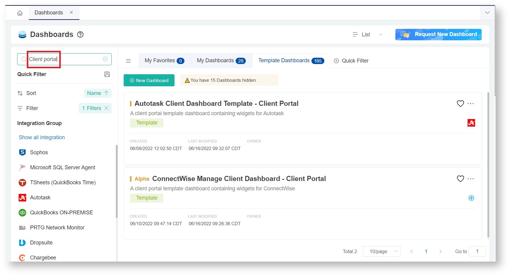 Client Portal Templates