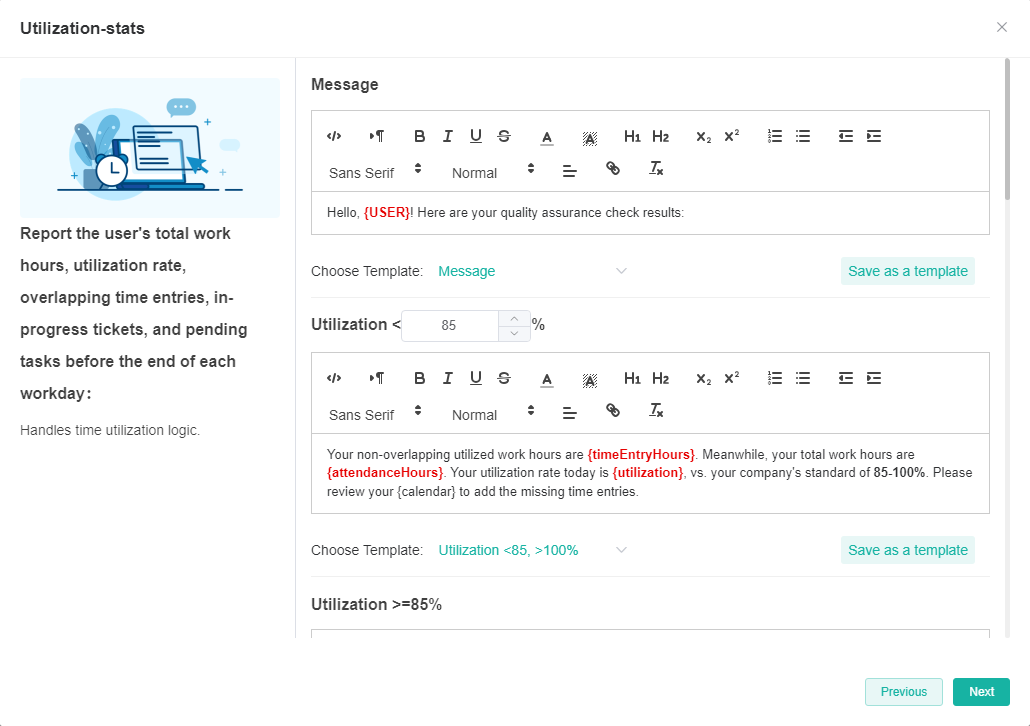 image utilization-stats bot message