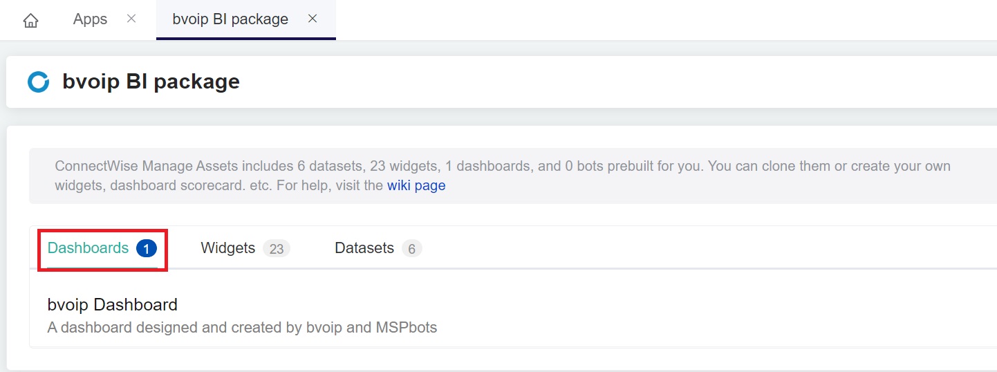 Apps bvoip_dashboards