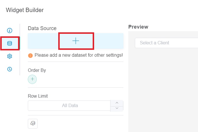 widget builder datasource