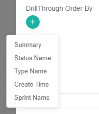 image drill-through sorting options