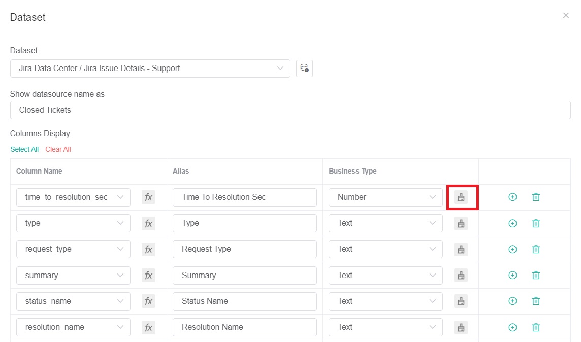 customize formatting