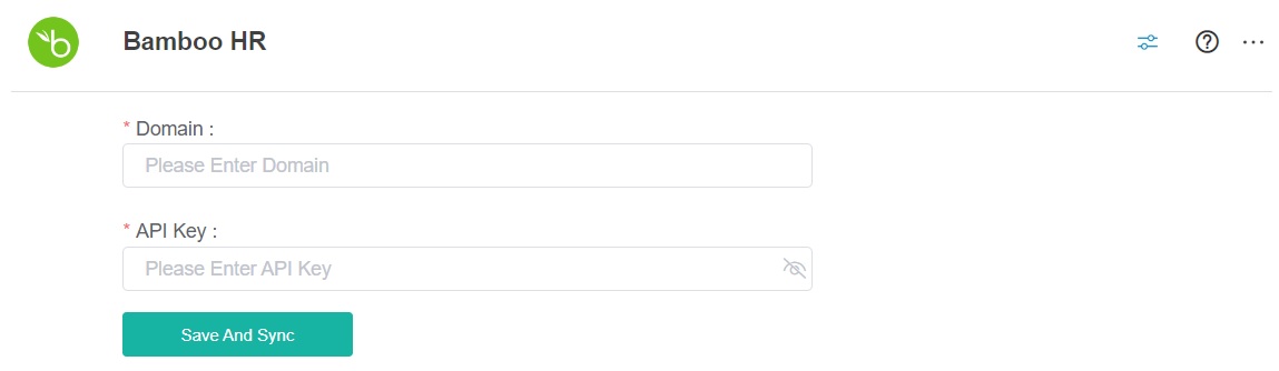 bambooHR integration