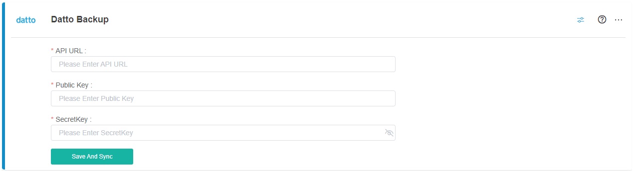 datto backup integration
