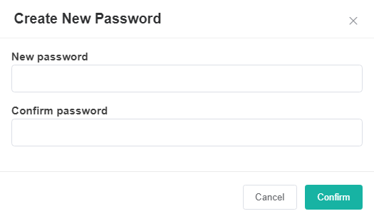 image confirm reset password