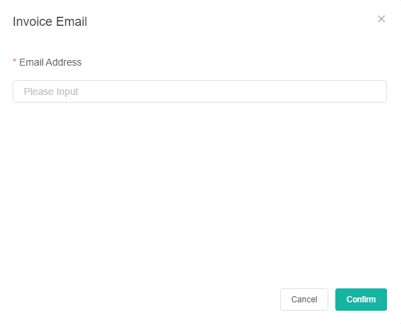 image enter invoice email address
