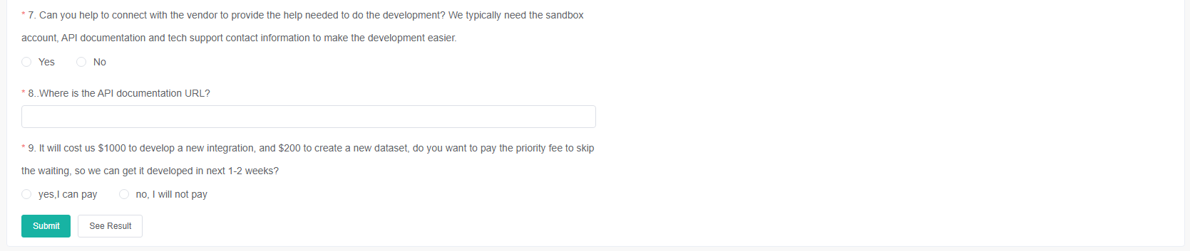 new integration survey