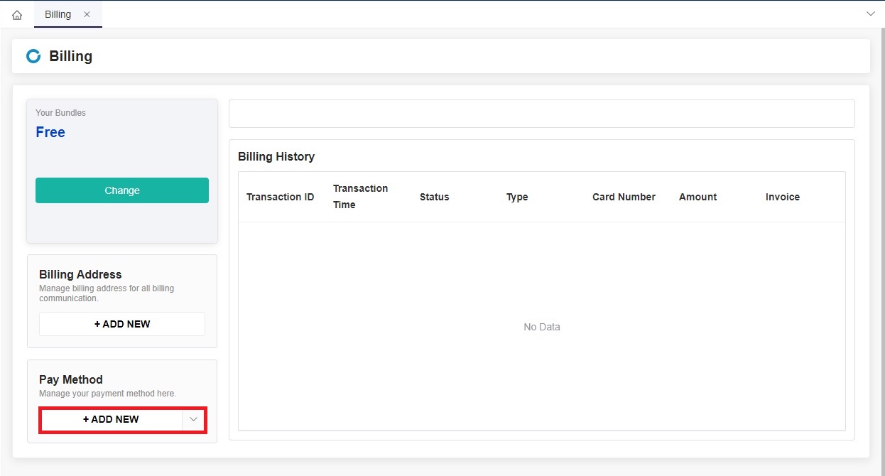 image add payment method