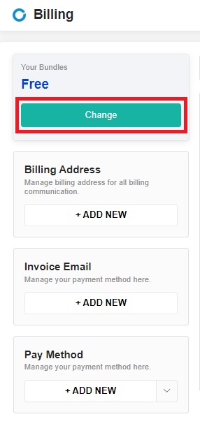 image change or upgrade MSPbots plan