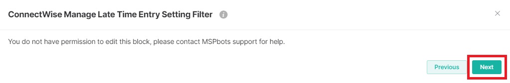 ConnectWise Manage Late Time Entry Setting Filter.jpg